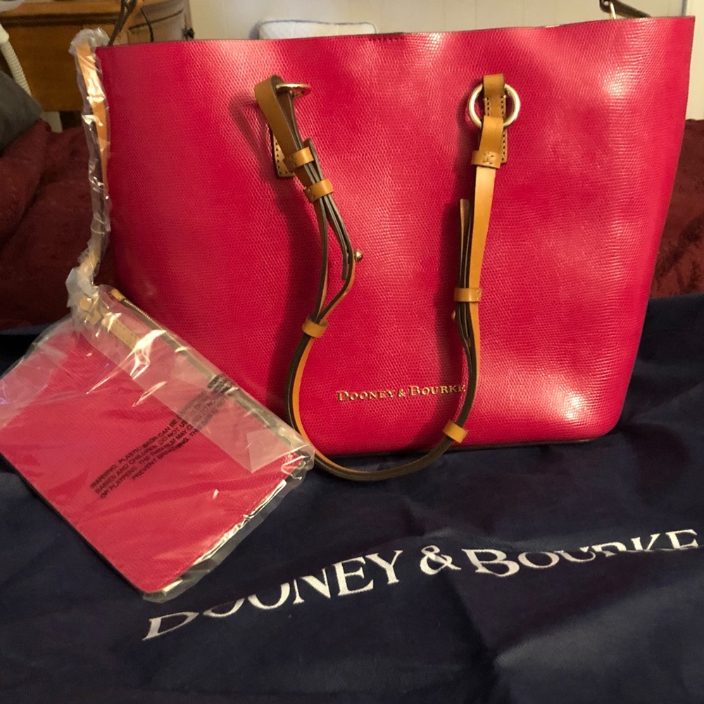 Dooney & Burke Briana Fushia NWT